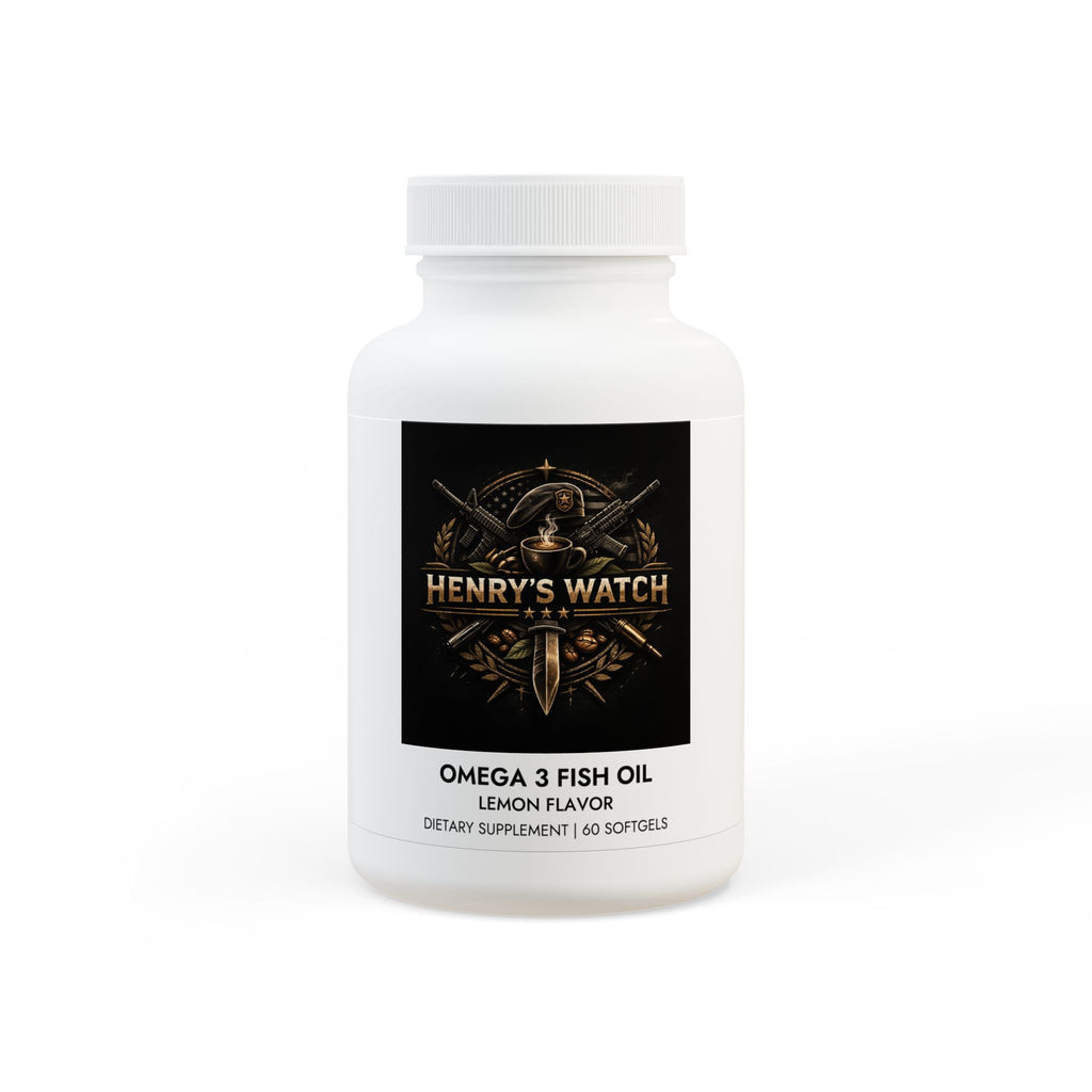 Omega 3 Fish Oil Supplement (60 Softgels)