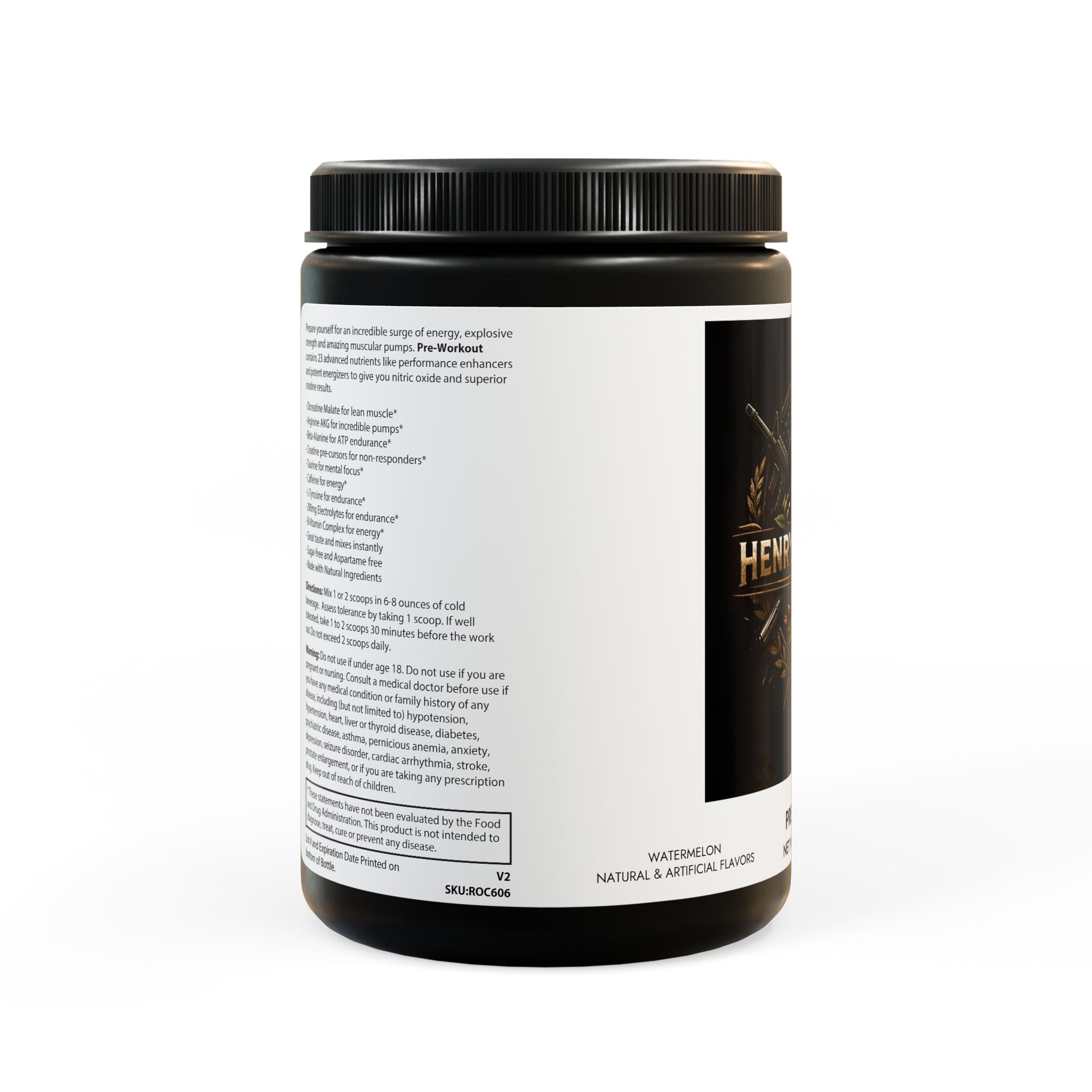 Pre-Workout Supplement, Watermelon (300g, 10.58oz)