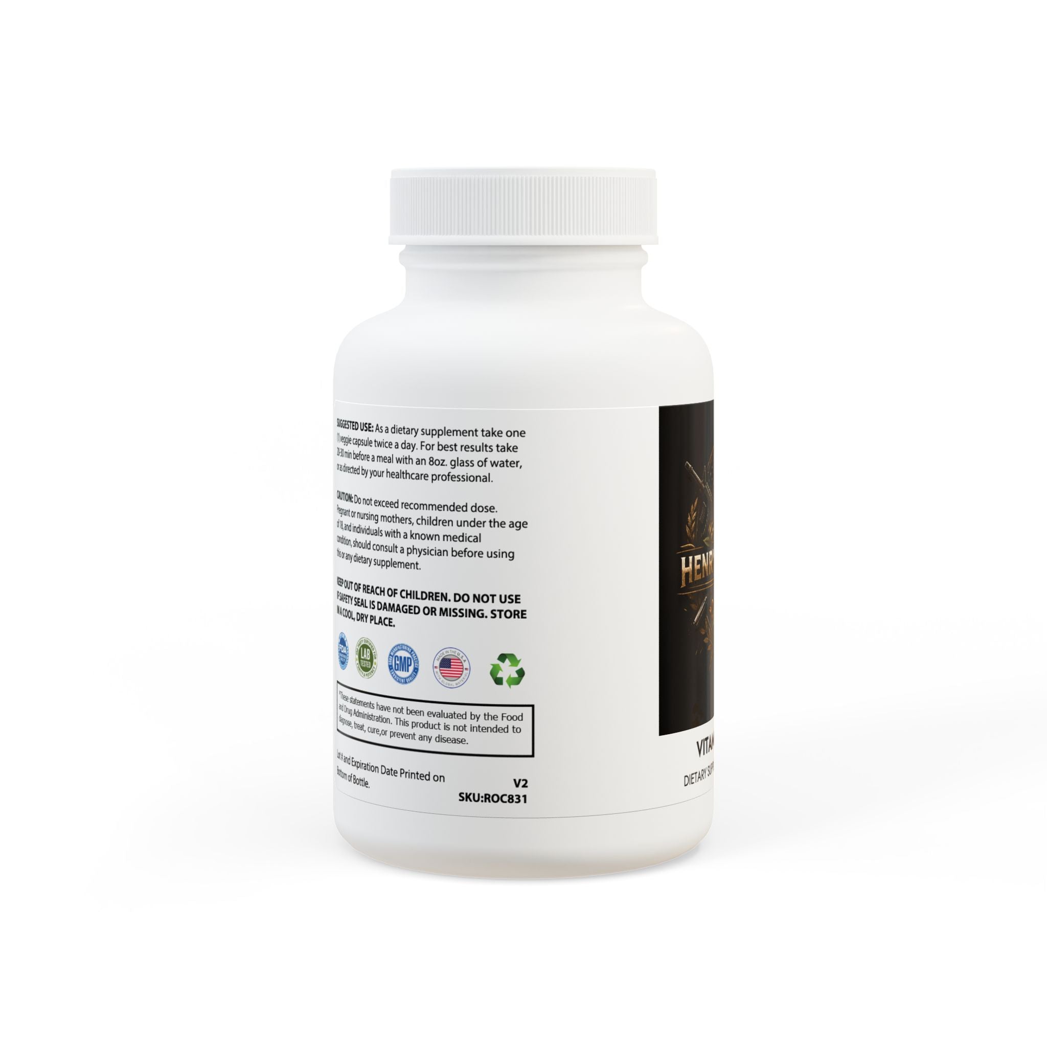 Vitamin K2 + D3 Supplement (60 Capsules)