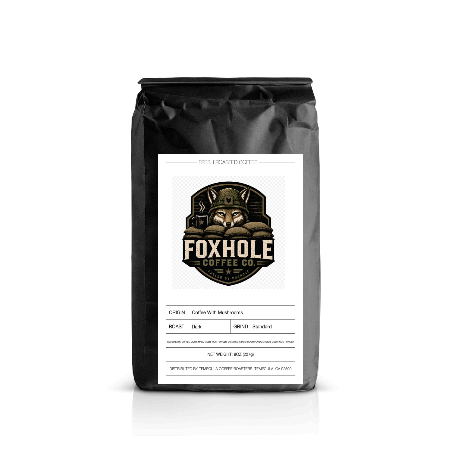 Coffee with Mushrooms Dark Roast