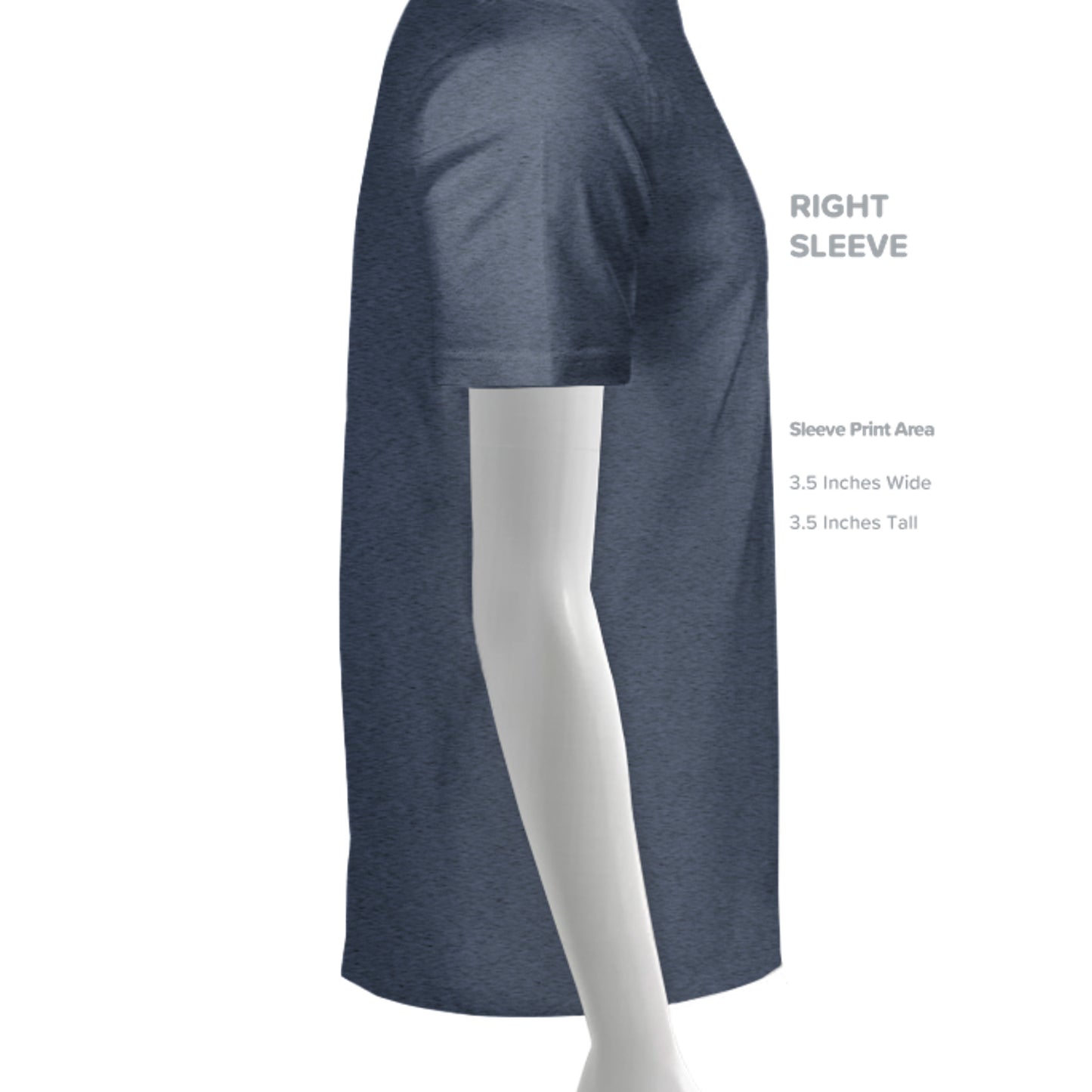 Navy Heather - LVL45V - SLEEVE_RIGHT