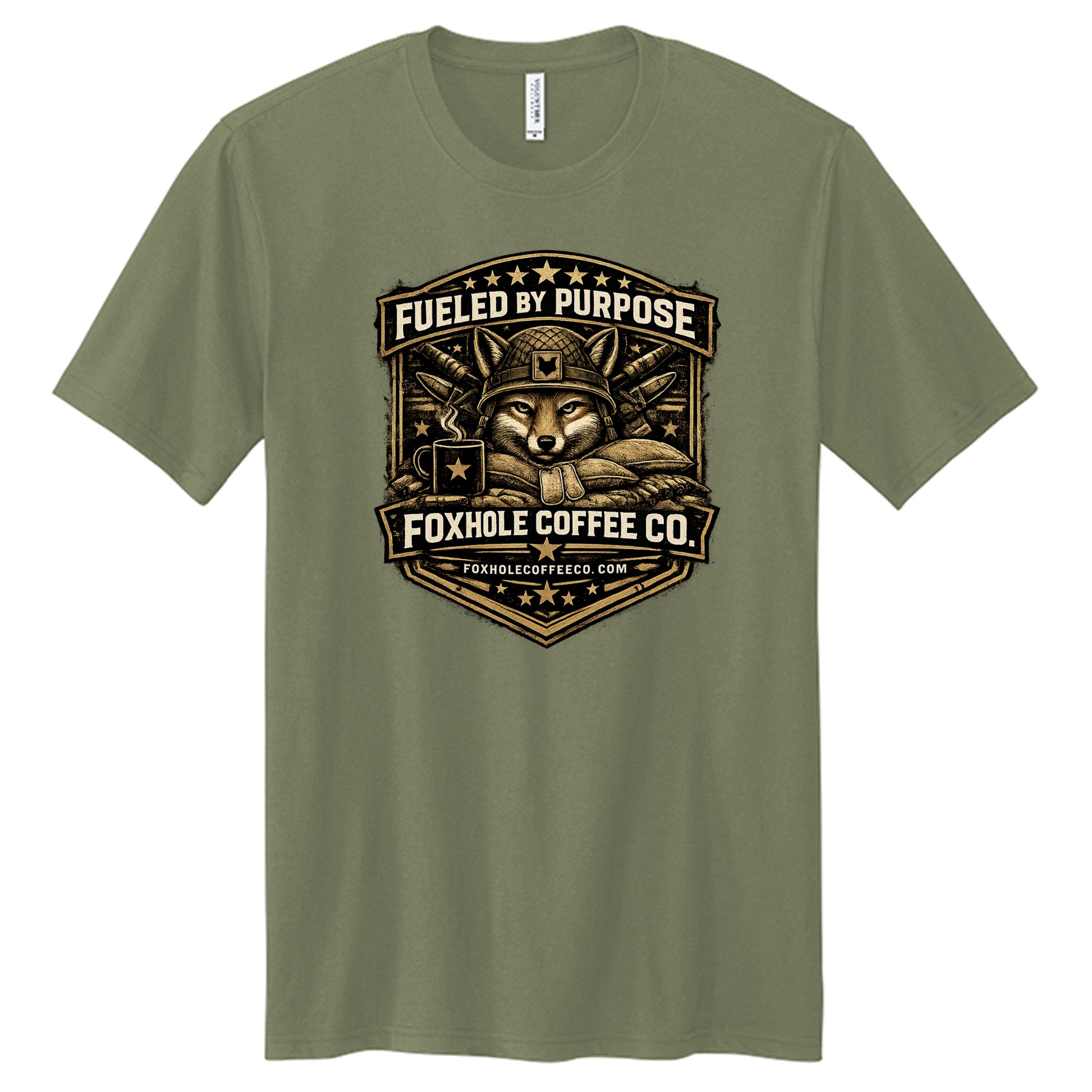 Military Green Heather - VL40 - FRONT