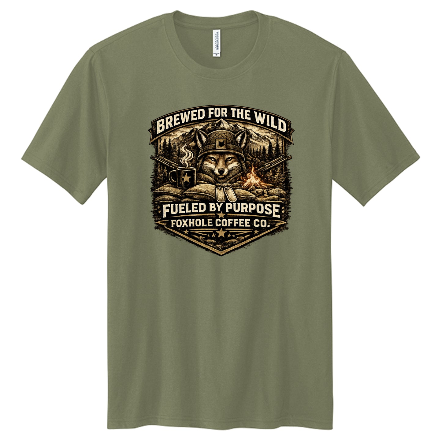 Military Green Heather - VL40 - FRONT